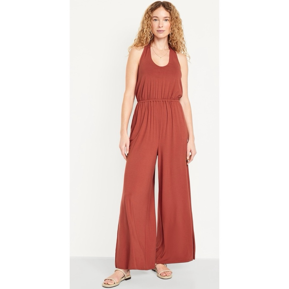 Old Navy Waist Defined Halter Jumpsuit - XL - NWT! - Picture 2 of 7